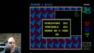 Amigos Plays Qix (Real Amiga 500 Hardware)