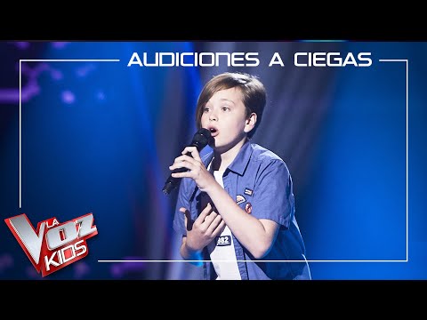 Alain Sánchez canta 'Lo bello que es vivir' | Audiciones a ciegas | La Voz Kids Antena 3 2022