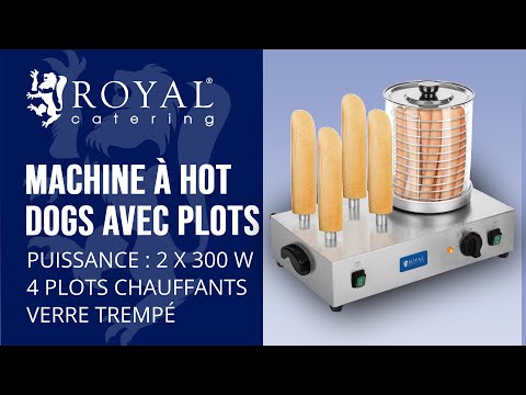 Vidéo - Occasion Machine à hot dogs avec plots