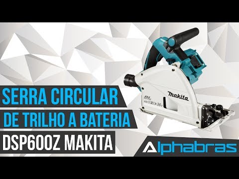 Makita Rankinis diskinis pjūklas DSP600Z, 2x18V Li-ion; (Be akumuliatorių ir kroviklio) video