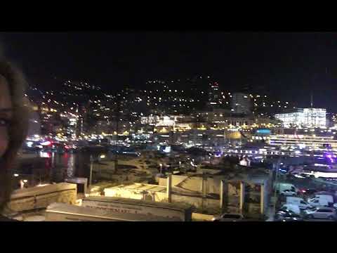 HIgh above the Monaco Yacht Show in full party mode 2017