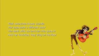 Gael García Bernal - Everyone Knows Juanita (From &quot;Coco&quot;/Lyrics)