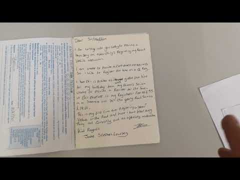 How to fill out V55/5 form // ROAD LEGAL PITBIKE