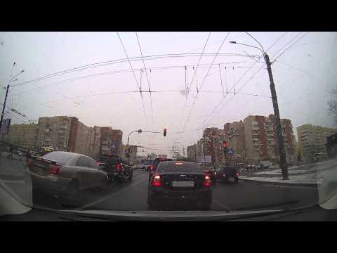 Каркам Q7. Дневная съемка, плохая погода. Прошивка №3. Автомобильный видеорегистратор.