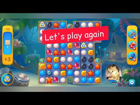 Fishdom 2022, no Boosters,  725  level  -  прохождение без бустеров,  725  уровень.