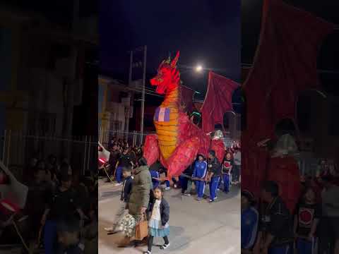 Paseo de Faroles dragones José Maria arguedas uripa chincheros apurimac #aniversario #dragones