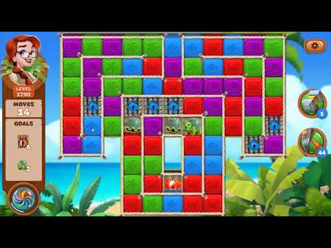 Lost Island Blast Adventure Level 1790 NO BOOSTERS - A S GAMING