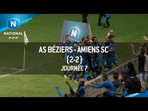 J7 : AS Béziers - Amiens SC (2-2), le résumé