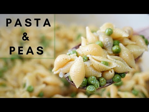 ONE-POT PASTA AND PEAS RECIPE | PASTA RECIPE
