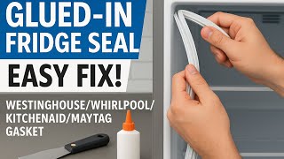 How to Replace a Glued-In Fridge Seal for Whirlpool, KitchenAid, Maytag, Westinghouse & More