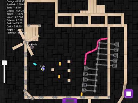 Marble run 2d : 5 teleporters