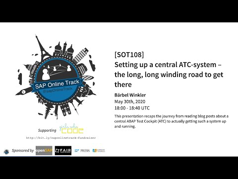[SOT108] Setting up a central ATC-system – the long, long winding road to get there