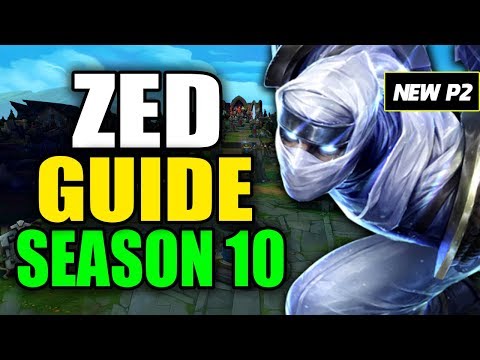 HOW TO PLAY ZED SEASON 10 - (Best Build, Runes, Playstyle) - S10 Zed Gameplay Guide