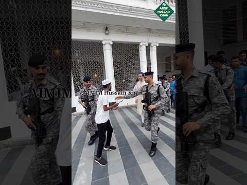 Dilan Teer Bija | Asaduddin Owaisi With High Tight Security At Darussalam.