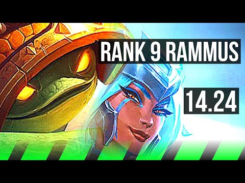 RAMMUS vs NIDALEE (JGL) | 1300+ games, Rank 9 Rammus | KR Master | 14.24