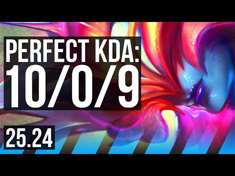 LISSANDRA vs AHRI (MID) | Perfect KDA: 10/0/9 | EUW Diamond | 25.24