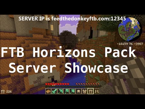 FTB Horizons Modpack Server IP and Showcase Modded Minecraft 1.6.4 Feed the Beast New Pack