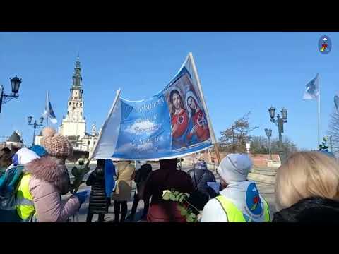 Modlitwa Pielgrzymów - Rozpoczęcie spotkania modlitewnego w obronie o.Daniela, Wspólnoty MiMJ 1