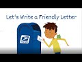 How To Write A Friendly Letter