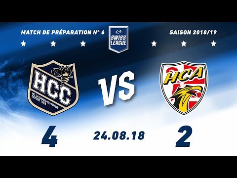 24.08.2018 HC La Chaux-de-Fonds - HC Ajoie (4-2)