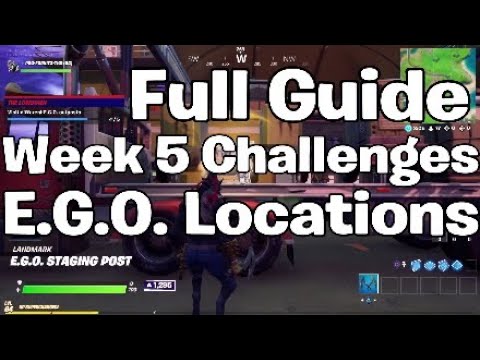 Fortnite Chapter 2 Visit Different EGO Outpost Locations - ALL Lowdown Challenges Guide