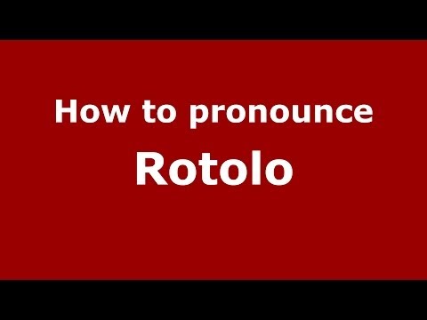 How to pronounce Rotolo (Italian/Italy) - PronounceNames.com