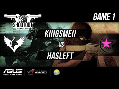 CS:GO Shootout Season 2 - Hasleft vs Kingsmen - Game 1 - Best of 2 | Vill and Varin