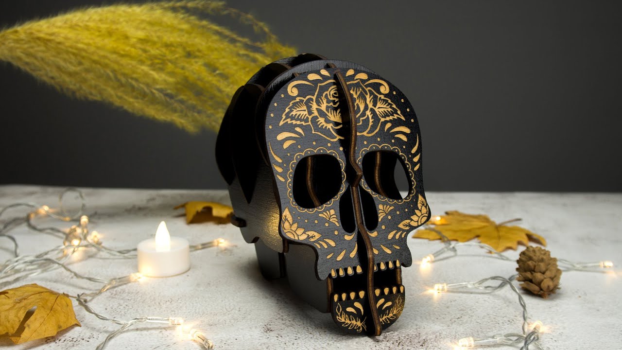 BEST HELLOWEEN DECOR! SUGAR SKULL ORGANIZER.