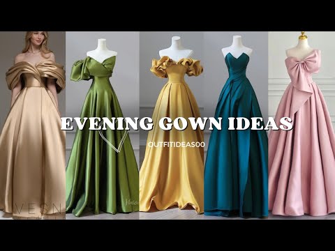 50+ Elegant Evening Gowns & Dresses | Stunning Ballroom Gowns.