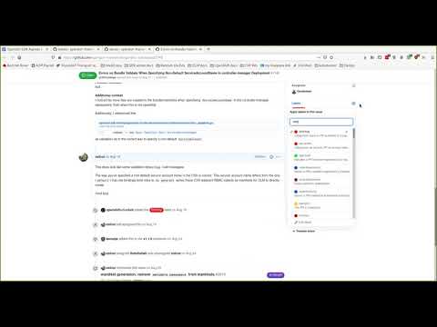 Operator SDK Backlog Grooming 2020-10-21