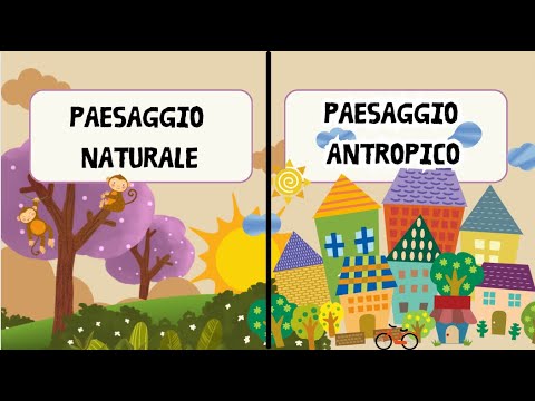 IL PAESAGGIO NATURALE E ANTROPICO - Geografia per i bambini - Maestra Emy