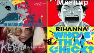 &quot;Who R That Chick 3x&quot; Ke$ha vs Chris Brown vs David Guetta (Feat. Rihanna)