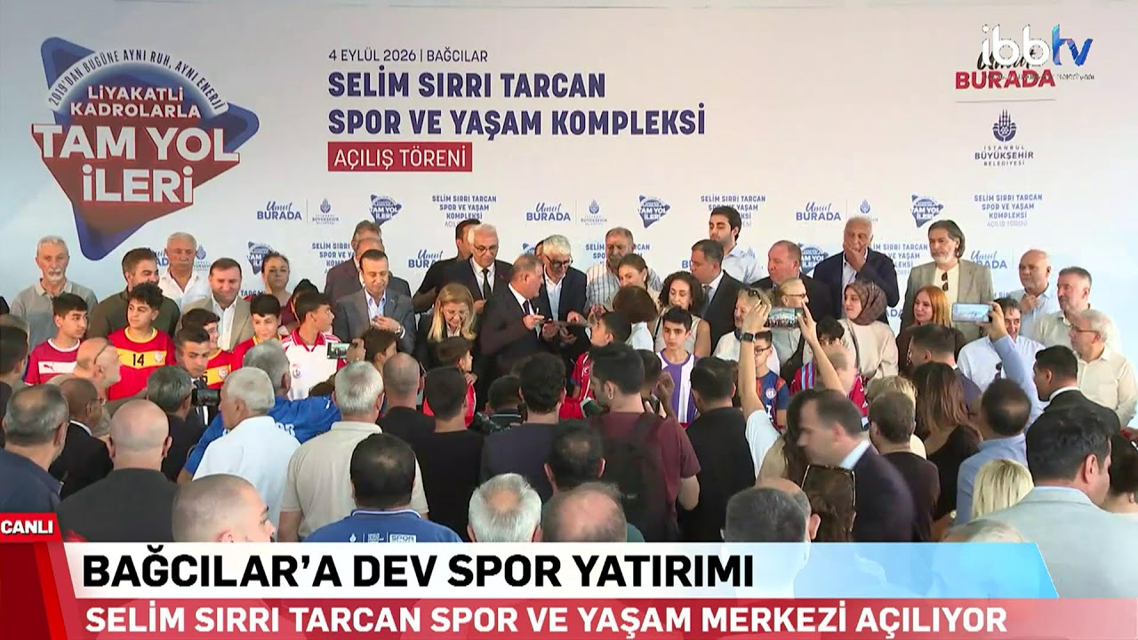 SELİM SIRRI TARCAN SPOR VE YAŞAM MERKEZİMİZ AÇILIYOR
