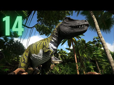 We Tame Our First Evolved Rex! - Ark Paleo Survival pt 14