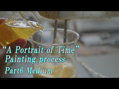 " A Portrait of Time" Painting process Part6 Medium