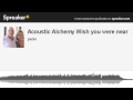 Acoustic Alchemy Wish you were near (creato con Spreaker)