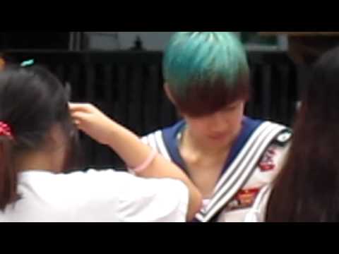 [FANCAM]120806 LEDapple Busan Fansign