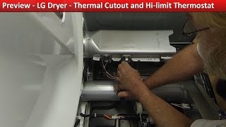 LG Dryer Will Not Heat - Thermal Cutout Repair