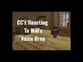 | CC's Reacting To Will's Voice-Drop | Rats SMP | #willowmvp #ratssmp