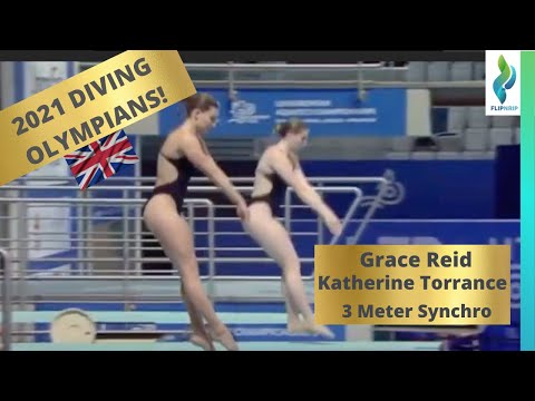2021 Grace Reid & Katherine Torrance - Great Britain Diving -  3 meter synchro diving European Champ