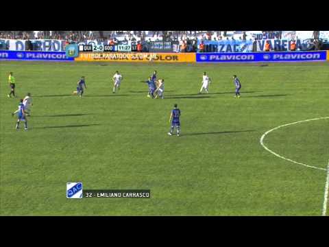 Gol de Carrasco. Quilmes 2 - Godoy Cruz 0. Fecha 2. Torneo Primera División 2014. FPT