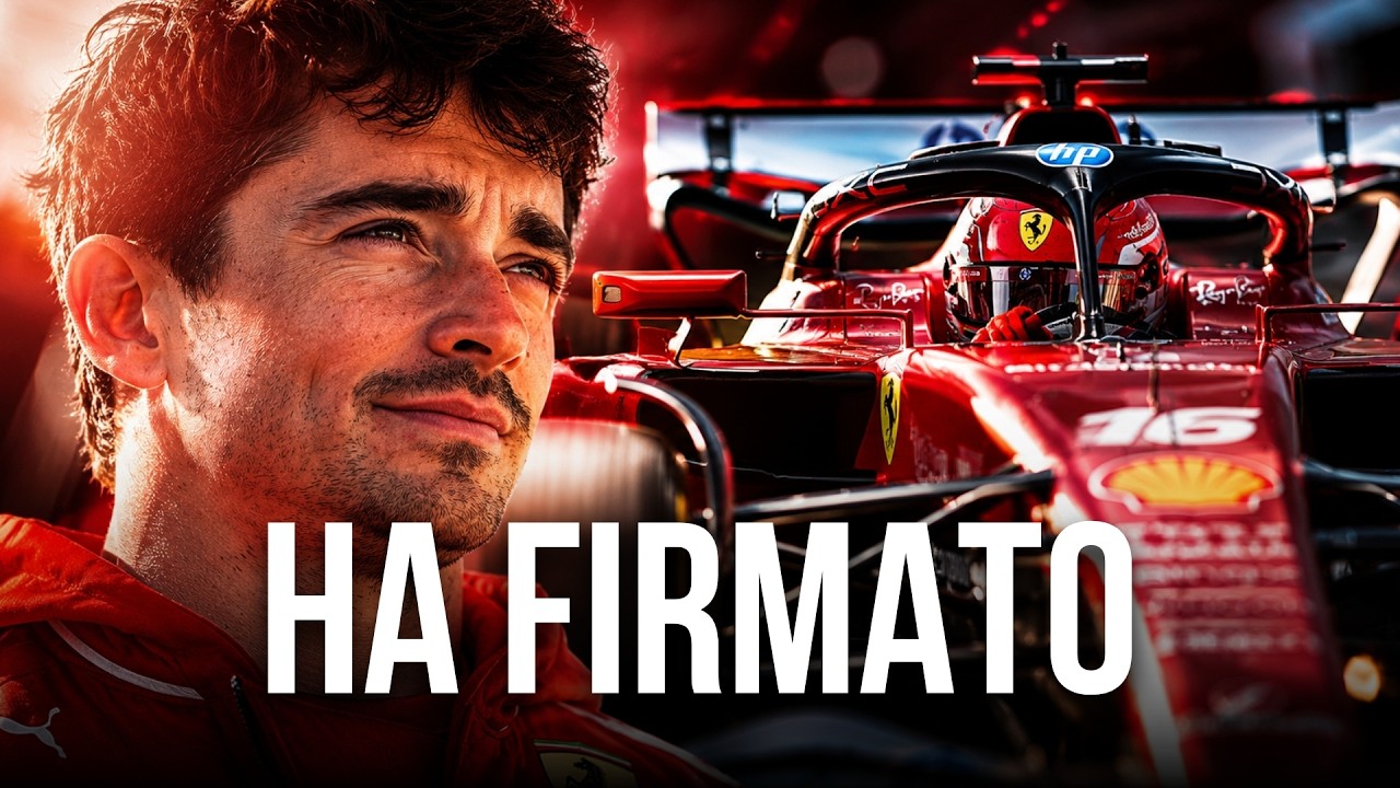 🚨💣 LECLERC RINNOVA CON FERRARI! "CREDO NEL PROGETTO"! MONACO FAVORITA, ALA INVERSA, ANTONELLI, ADUO