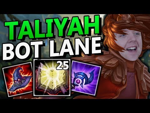 Taliyah ADC + Steve | Another SOLID Korean pick ROCKin the bot lane (it's actually legit tho)