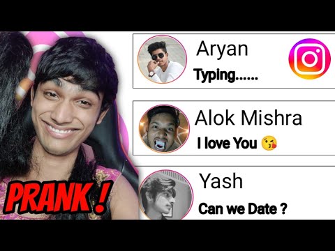 Texting My Friends Through Fake Instagram Girl Account