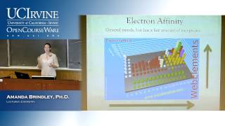 General Chemistry 1A. Lecture 07. Periodic Trends Continued.