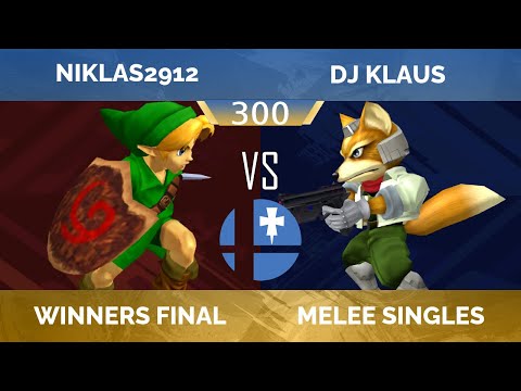 RogaSmash 300: SSBM – Winners Final — Niklas2912 (Young Link) vs DJ Klaus (Fox)