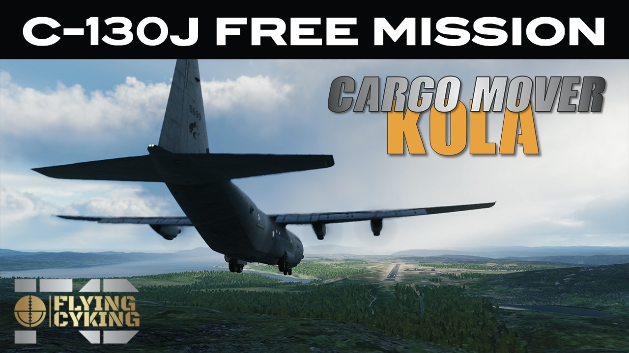 DCS: C-130J | The Most Chilled Mission I Ever Built | A Cargo Sandbox for DCS