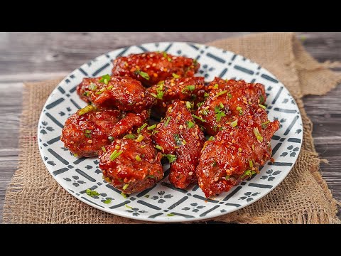 Korean Fried Chicken Wings | Sweet & Spicy Chicken Wings Recipe | Yummy
