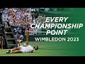 Every Championship Point from Wimbledon 2023 ?