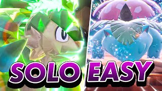 The BEST Pokemon to SOLO 7 Star VENUSAUR Tera Raid in Scarlet and Violet DLC